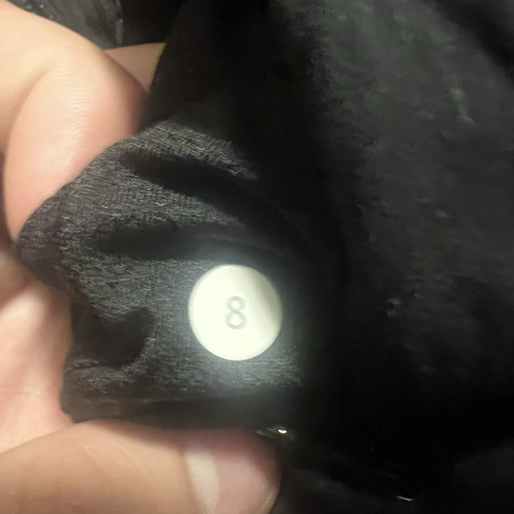 Lululemon Transition Zip Up Workout Jacket Black Women's Size 8 Yoga - Picture 4 of 7